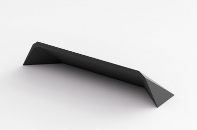 Ручка-скоба S223 128 черный SV-мебель