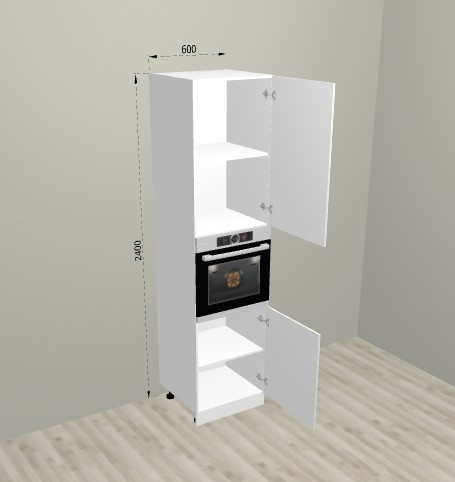 Пенал 600/2400 под духовой шкаф Санвут
