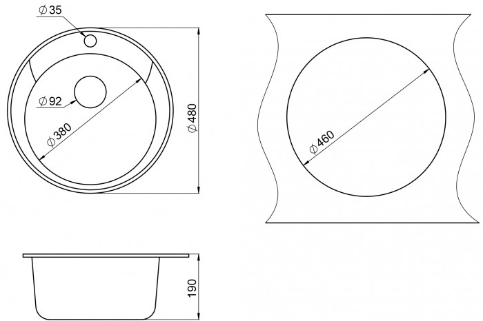 Мойка Granula ST-4802
