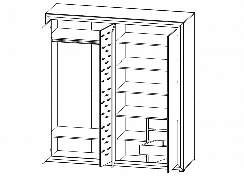 Шкаф B136-SZF4D Malta (Мальта)