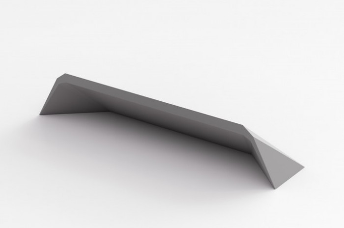 Ручка-скоба S223 128 металлик SV-мебель