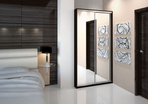 Шкаф-купе Ксения 1400  с зеркалами