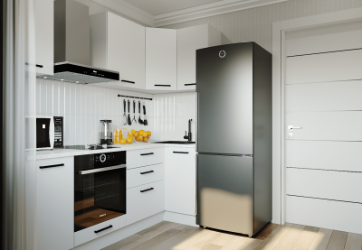 Кухонный гарнитур угловой Жемчуг-2200х1000 (стол. 26 мм)