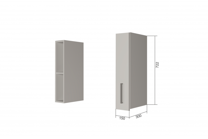 Шкаф навесной 150 Санвут