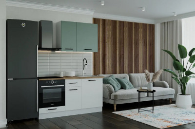 Кухонный гарнитур Муссон 1600 мм (стол. 26 мм)