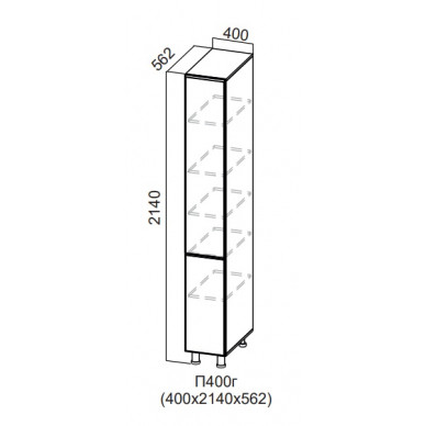 Пенал 400/2140 Стайл