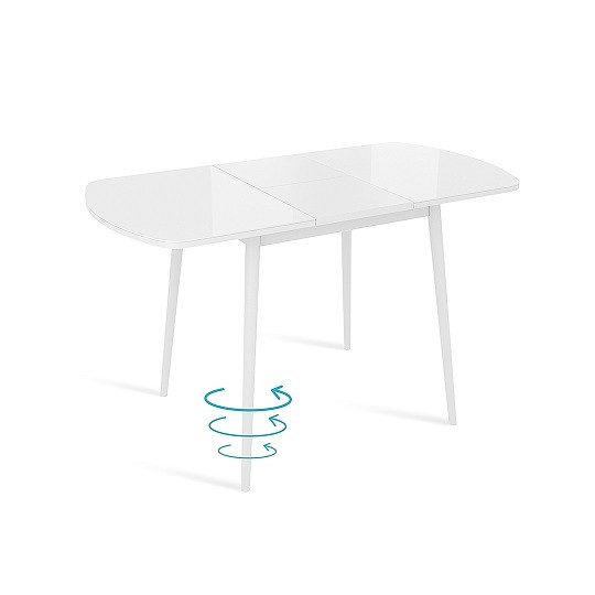 Стол раздвижной со стеклом Винер Mini R