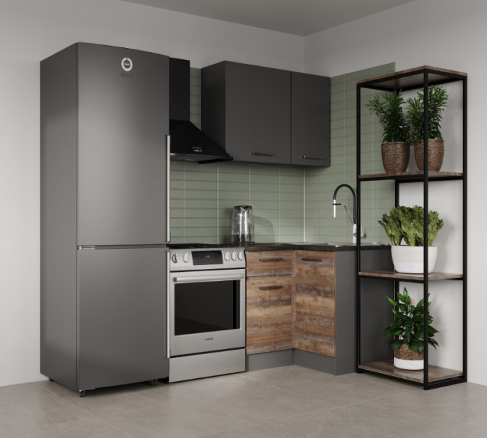 Кухонный гарнитур угловой Трансильвания-1000У (стол. 26 мм)