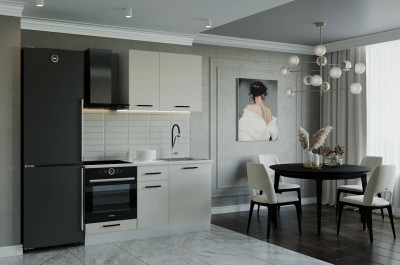 Кухонный гарнитур Шампань 1600 мм (стол. 26 мм)