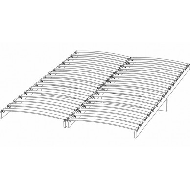 Настил (латы) 1400Х2000 для кроватей БТС