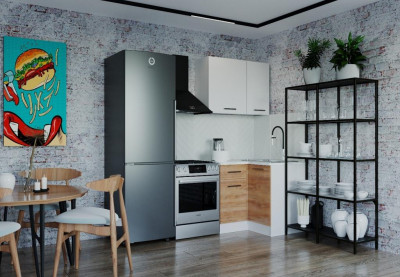 Кухонный гарнитур угловой Лада-1000У  (стол. 26 мм)