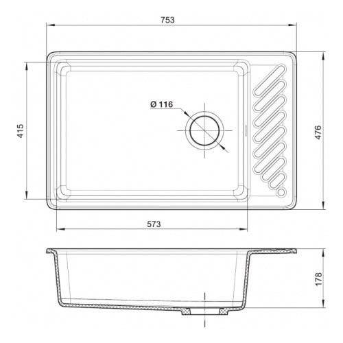 Мойка GranFest-Quarz ZL-51