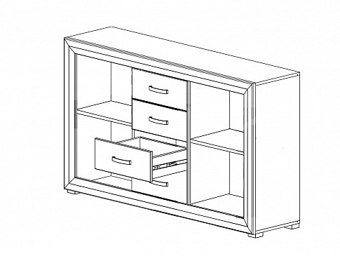 Тумба B136-KOM2D4S Malta