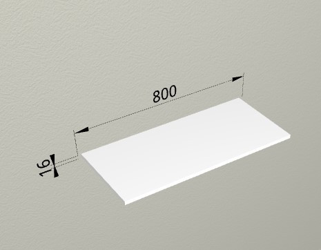 Полка под микроволновую печь 800 Санвут (губа) 