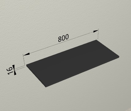 Полка под микроволновую печь 800 Санвут (губа) 