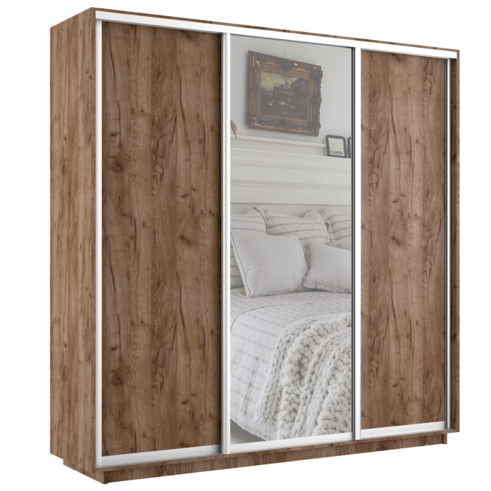 Шкаф-купе Трио Медиум 1 Экспресс 2400х2400 Е1