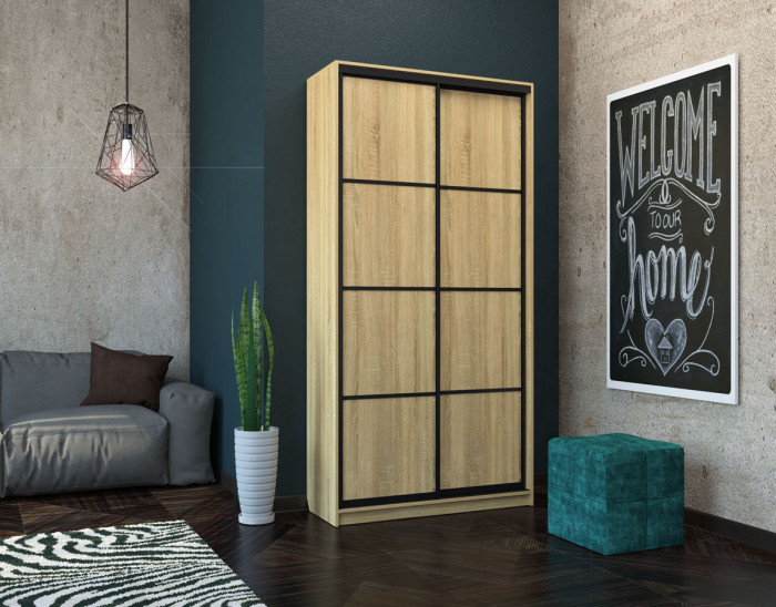 Шкаф-купе Лофт 1200 фасад ЛДСП 3г