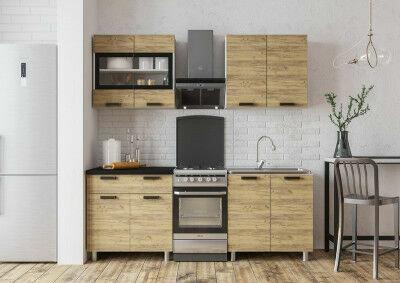 Кухонный гарнитур Крафт 1,6 со столешницей