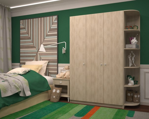 Шкаф Оксана с угловым элементом 250