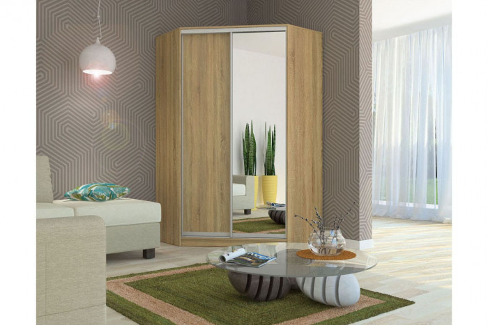 Угловой шкаф-купе Елена Лофт