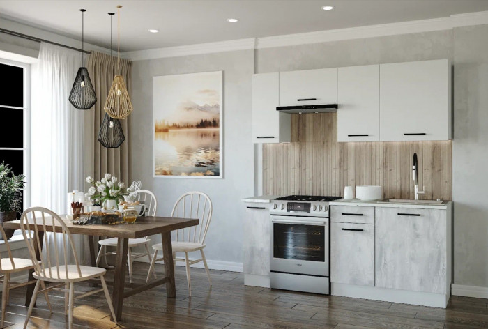 Кухонный гарнитур Бланка 1800 мм (стол. 26 мм)