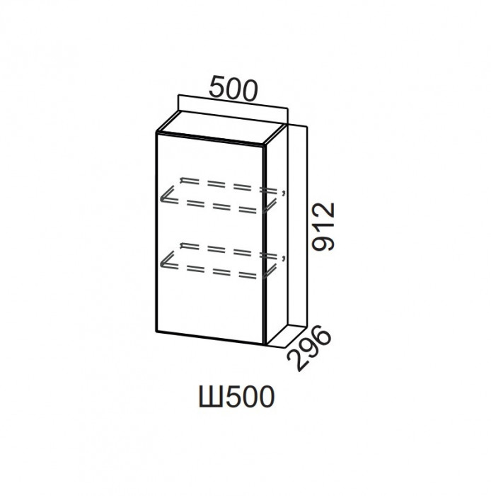 Шкаф навесной 500/912 Модус СВ