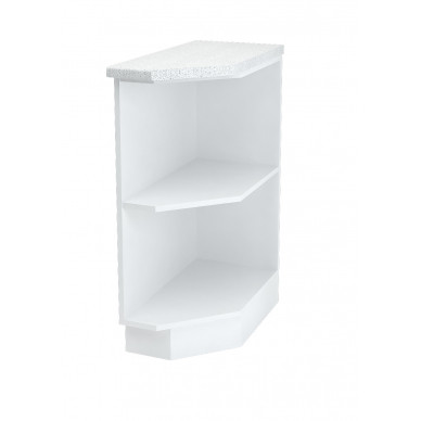 Шкаф нижний 300 полки угловые Бетон