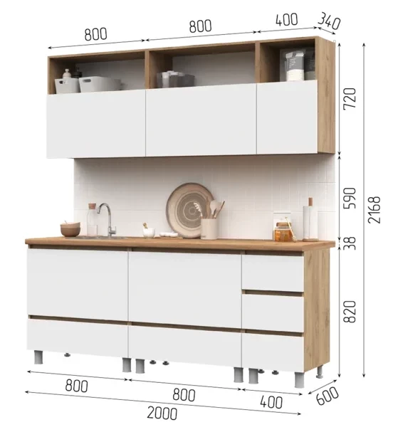 Кухонный гарнитур 2000 Хелен