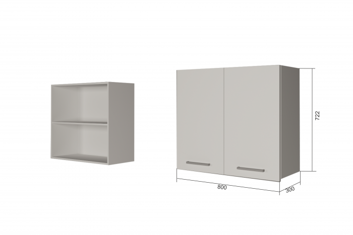 Шкаф навесной 800 Санвут