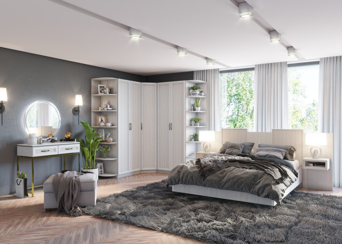 Кровать 2-х спальная СА-19 1400х2000 Александрия