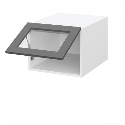 Шкаф верхний антресоль стекло 450 Кельн