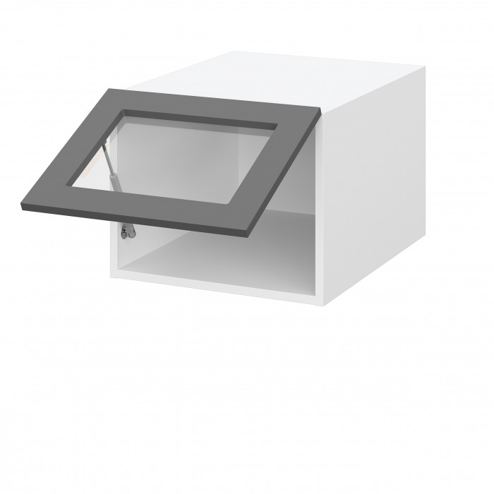 Шкаф верхний антресоль стекло 450 Кельн