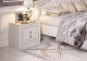 Тумба прикроватная Николь Мебельград (Ваниль, Ясень жемчужный)