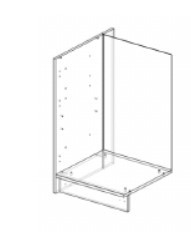 Завершающий комплект левый к модулю 600мм Санвут