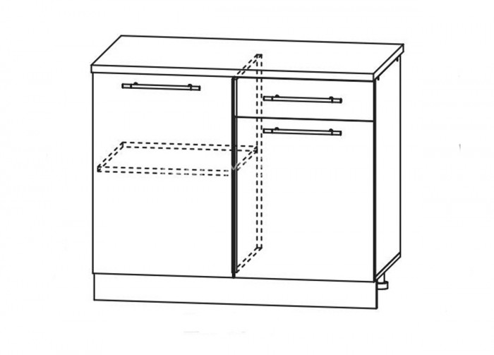 Шкаф нижний 1000 Империя