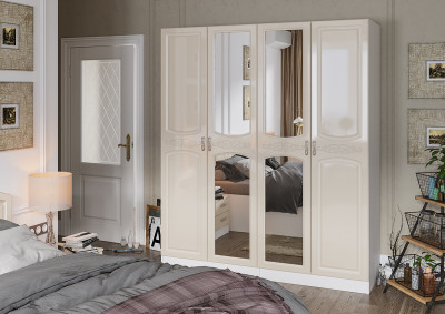 Шкаф четырехстворчатый Венеция ИЦ