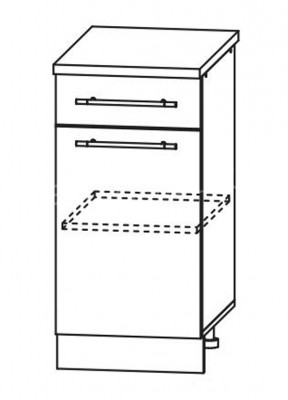 Шкаф нижний 400 с 1 ящиком Империя