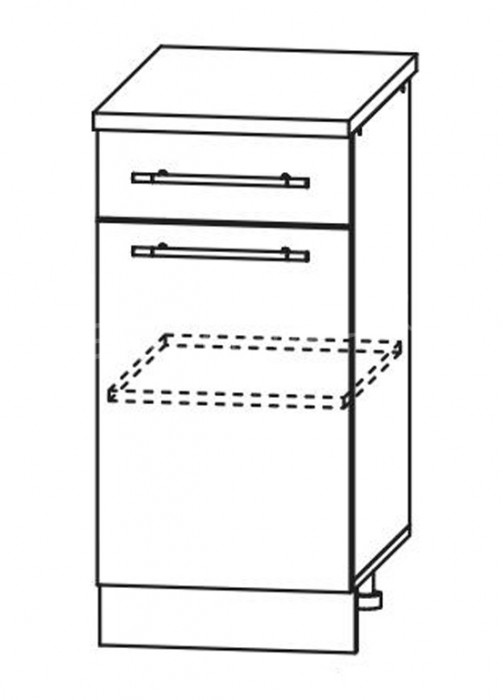 Шкаф нижний 400 с 1 ящиком Империя